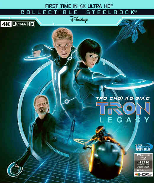 4KUHD1049.Tron legacy 2010  TRÒ CHƠI ẢO GIÁC 4K66G  (TRUE- HD 7.1 DOLBY ATMOS - DOLBY VISION) USA